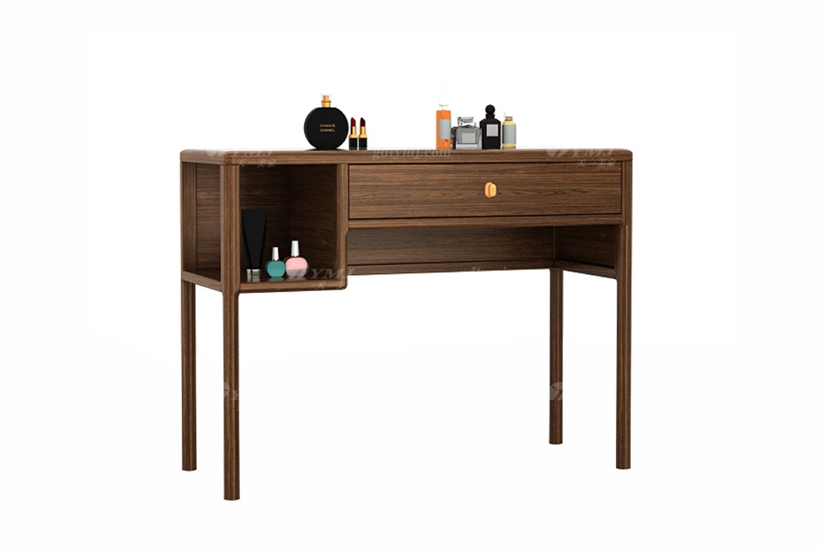 新中式風(fēng)格家具高端會(huì)所家具品牌簡約時(shí)尚臥室家具實(shí)木梳妝臺(tái)
